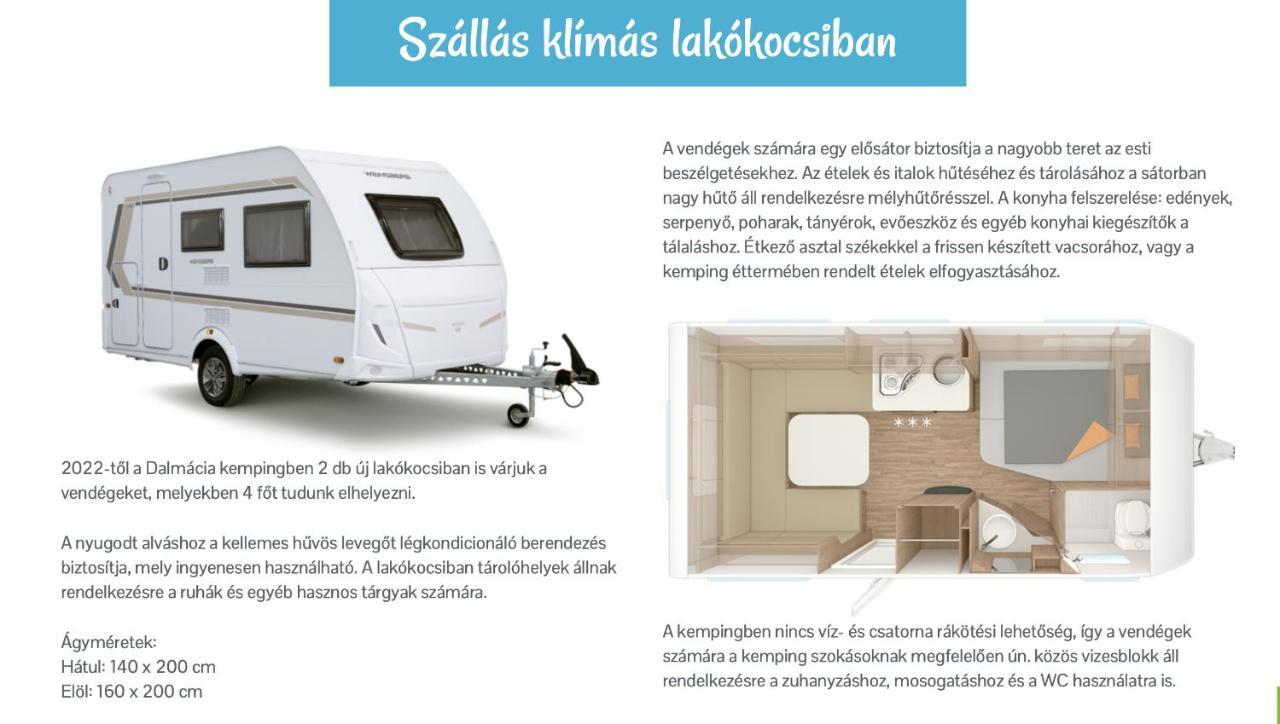Lakokocsik A Tengerparton - Caravans At The Sandy Beach 普利拉卡 外观 照片